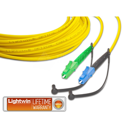 LSP-09 LC/APC-LC 1.0 Lightwin Lightwin High Quality Simplex LWL Patchkabel, Si Produktbild front M