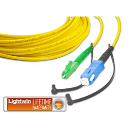 LSP-09 LC/APC-SC 5.0 A1 Lightwin Lightwin High Quality Simplex LWL Patc Produktbild front M