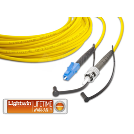 LSP-09 LC-ST 3.0 Lightwin Lightwin High Quality Simplex LWL Patchkabel, Singlem Produktbild front M