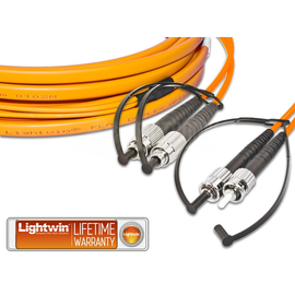 LDP-62 FC-ST 5.0 FD Lightwin Lightwin High Quality Duplex LWL Patchkabel, Mul Produktbild