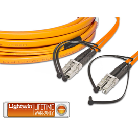 LDP-62 LC-LC 5.0 FD Lightwin Lightwin High Quality Duplex LWL Patchkabel, Mul Produktbild front M