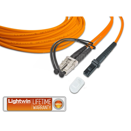 LDP-62 LC-MTRJ 3.0 Lightwin Lightwin High Quality Duplex LWL Patchkabel, Mul Produktbild front M
