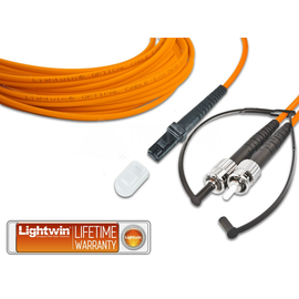 LDP-62 MTRJ-ST 10.0 Lightwin Lightwin High Quality Duplex LWL Patchkabel, Mul Produktbild front M