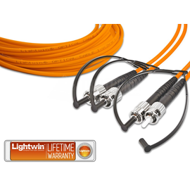 LDP-62 ST-ST 10.0 Lightwin Lightwin High Quality Duplex LWL Patchkabel, Mul Produktbild front M