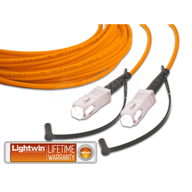 LSP-62 SC-SC 2.0 Lightwin Lightwin High Quality Simplex LWL Patchkabel, Multimo Produktbild front M