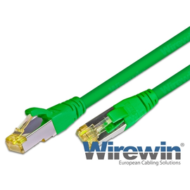 PKW-PIMF-KAT6A 0.5 GN Wirewin Wirewin KAT6A High Quality Patchkabel, S/FTP, g Produktbild