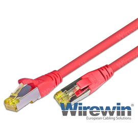 PKW-PIMF-KAT6A 0.5 RT Wirewin Wirewin KAT6A High Quality Patchkabel, S/FTP, r Produktbild