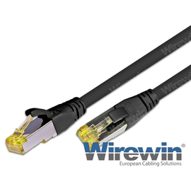 PKW-PIMF-KAT6A 0.5 SW Wirewin Wirewin KAT6A High Quality Patchkabel, S/FTP, s Produktbild