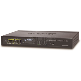 GSD-1002M Planet IPv6 Managed 8 Port 10/100/1000Mbps + 2 Port 100/1000X  SFP Produktbild