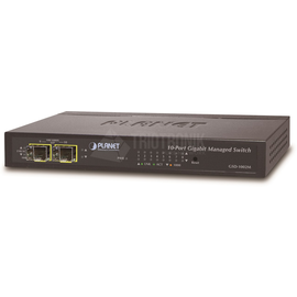 GSD-1002M Planet IPv6 Managed 8 Port 10/100/1000Mbps + 2 Port 100/1000X SFP Produktbild front M