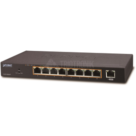 GSD-908HP Planet 8 Port 10/100/1000 Gigabit 802.3at POE Ethernet Switch  pl Produktbild