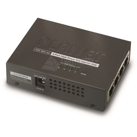 HPOE-460 Planet 4 Port 802.3at 30W High Power over Ethernet Injector  Hub   120 Produktbild
