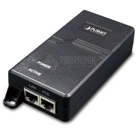 POE-173 Planet Single Port 10/100/1000Mbps Ultra POE Injector (60 Produktbild front M