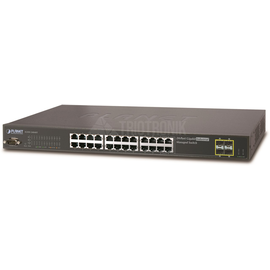 IGSW-24040T Planet IP30 19 Rack Mountable Industrial Ethernet Switch, Produktbild front M