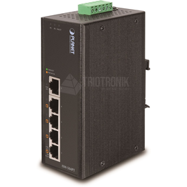 ISW-504PT Planet IP30 5 Port/TP POE Industrial Fast Ethernet Switch ( 40 t Produktbild front M