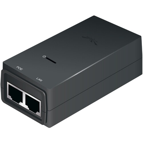 POE-24-12W-G Ubiquiti POE Injector, 24VDC, 12W, Gbit Produktbild Front View L