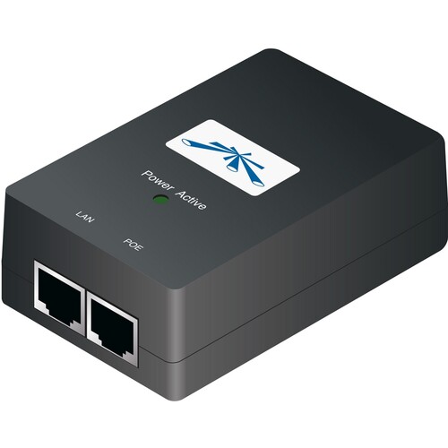 POE-48-24W Ubiquiti POE Injector, 48VDC, 24W Produktbild Front View L