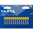 04903121482 VARTA LONGLIFE Power AAA (12STK.-BL.) Micro Batterie LR03, MN2400 Produktbild