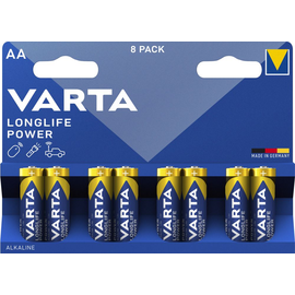 04906121418 VARTA LONGLIFE Power AA (8STK.-BL.) Mignon Batterie Produktbild