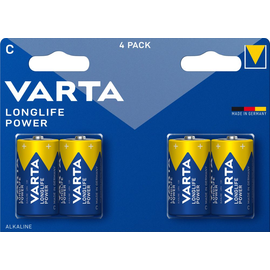 04914121414 VARTA LONGLIFE Power C (4STK.-BL.) Baby Batterie Produktbild