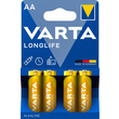 04106101414 Varta LONGLIFE AA (4Stk.-Bli.) Mignon Batterie LR6, MN1500 Produktbild
