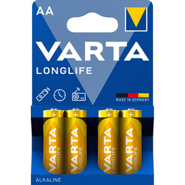 04106101414 VARTA LONGLIFE AA (4STK.-BL.) Mignon Batterie Produktbild