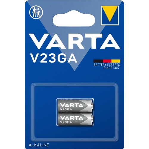 04223101402 VARTA ELECTRONICS V23GA (2STK.-BL.) 12v Batterie MN21 Produktbild Front View L