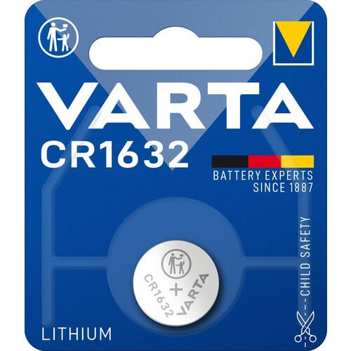 06632101401 VARTA ELECTRONICS CR1632 (1STK.-BL.) Lithi.Knopfzellenbatterie 3V Produktbild