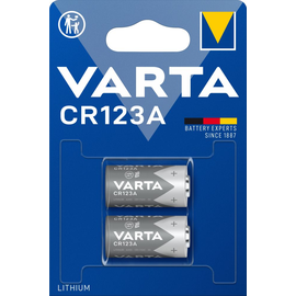 06205301402 Varta Cylindrical CR123A 3V Lithium Batterie (2Stk.Bl.) (CR17345) Produktbild