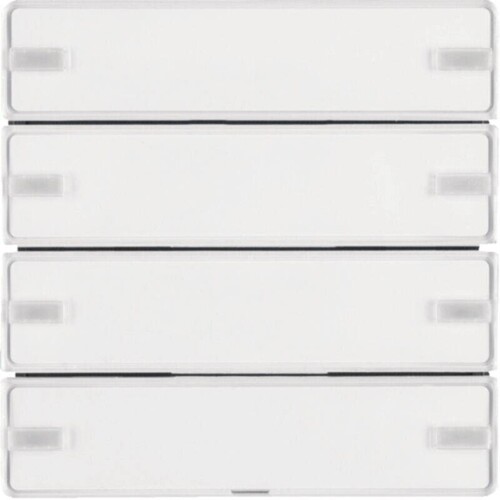 80144329 Berker KNX Tastsensor 4-Fach Komfort Q.1/Q.3 Polarweiß samt Produktbild