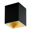 94497 Eglo LED DL 100X100 SCHWARZ/GOLD POLASSO Produktbild