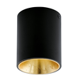 94502 Eglo LED DL ?100 SCHWARZ/GOLD POLASSO Produktbild