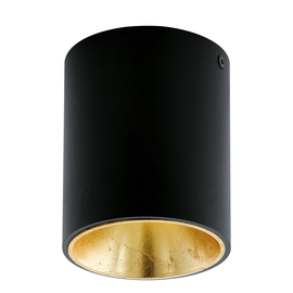 94502 Eglo LED DL ?100 SCHWARZ/GOLD POLASSO Produktbild