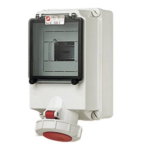 5535A Mennekes CEE Steckdose abgesichert 63A 5p 400V 6h IP67 Produktbild Front View L