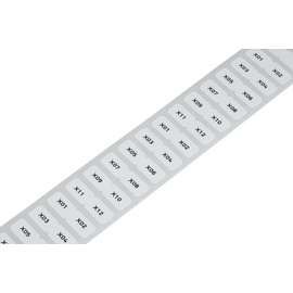 210-806 Wago Etiket 15x9mm weiss (1 Rolle = 300 Stk.) Produktbild front M