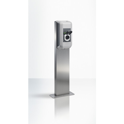89.735  KEBA Pedestal for one wallbox/stainless steel Produktbild Additional View 9 L