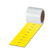 0802764 Phoenix Einsteckschild gelb EMT (31X12,5)R YE (500 Schilder) Produktbild front S