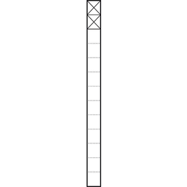 023969 Siedle KSF 613 2 SM Kommunikations Stele, freistehend KSF 6 Produktbild