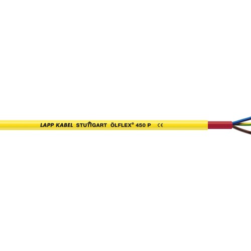 00123043 ÖLFLEX 450 P 5G2,5 GELB PVC/PUR Handgeräteleitung Produktbild Front View L