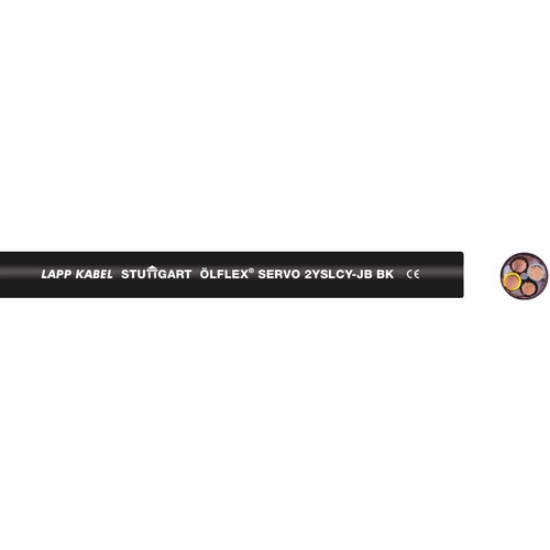 0036436 ÖLFLEX SERVO 2YSLCY-JB 4G120 EMV- optimierte Motorleitung Produktbild Front View L