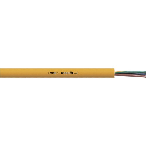 16005353 NSSHÖU-J 5G4 Gummischlauchleitung gelb Produktbild Front View L