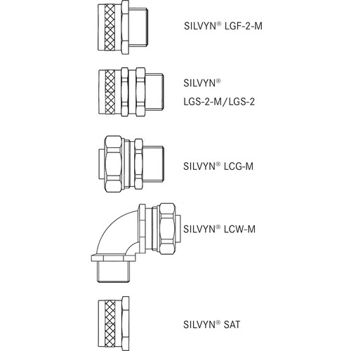 61804742 SILVYN LCC-2 25/21,1x26 schwarz Produktbild