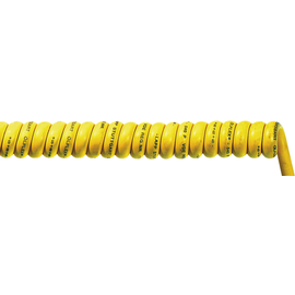 73220111 ÖLFLEX SPIRAL 540 P 3G0,75/300 PUR-Spiralkabel gelb, dehnbar 1000mm Produktbild