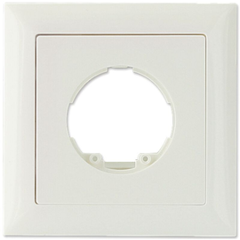 94343 B.E.G. BEG Abdeckung IP20 reinw. matt, RAL 9010 für Indoor 140-L Produktbild front M