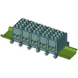 HLAC25-52 Kleinhuis KLEINHUIS Hauptleitungsklemme 5x25mm² fingersi Produktbild front M