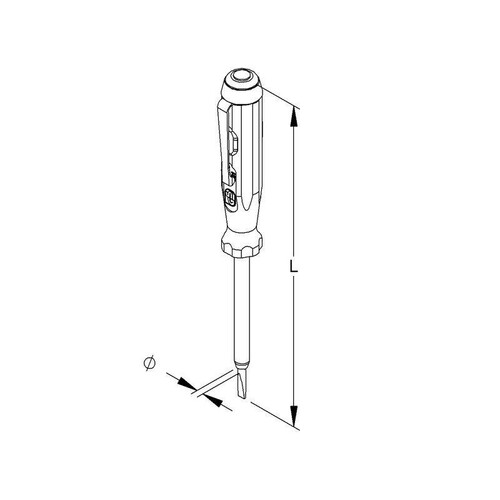151 Kleinhuis KLEINHUIS Spannungsprüfer klein Produktbild Front View L