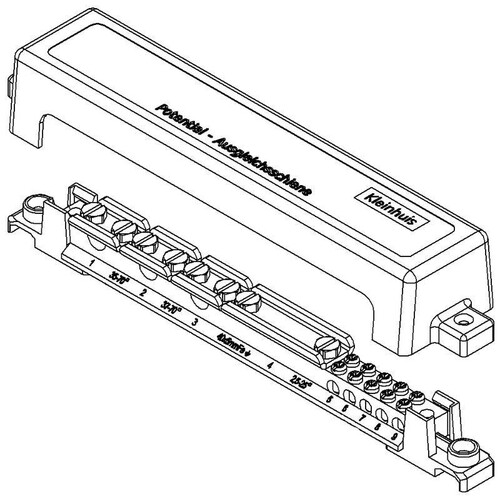 409 Kleinhuis KLEINHUIS Potential Ausgleichsschiene Produktbild Front View L