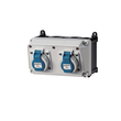 910274 Mennekes MENNEKES Steckdosen Kombi AMAXX 1        2xSSTD IP67 Produktbild