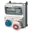 920489 Mennekes MENNEKES Steckdosen Kombi AMAXX 2        1xSSTD 1x16/5 IP67 Produktbild