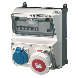 920489 Mennekes MENNEKES Steckdosen Kombi AMAXX 2        1xSSTD 1x16/5 IP67 Produktbild